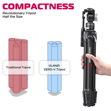 Ulanzi X Coman Zero V Carbon Video Tripod