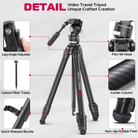 Ulanzi X Coman Zero V Carbon Video Tripod