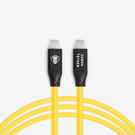 COBRA TETHER USB-C / USB-C - 5m -Jaune