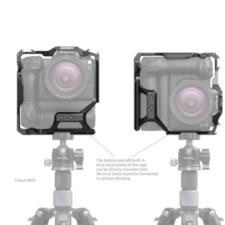 SMALLRIG 4524 CAGE NIKON Z 6III AVEC MB-N14 G