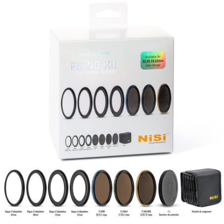 NISI KIT SWIFT ND FS ND8/ND64/ND1000 52 62MM