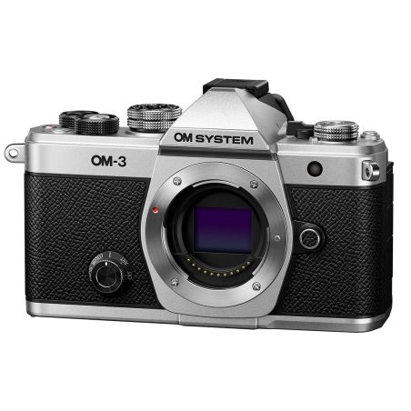 OM SYSTEM OM-3 body silver